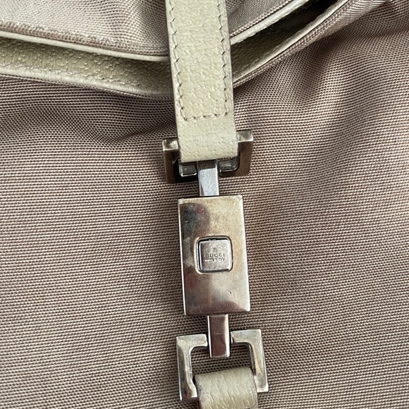 Vintage Gucci Canvas Shoulder Bag - Picture 6 of 9